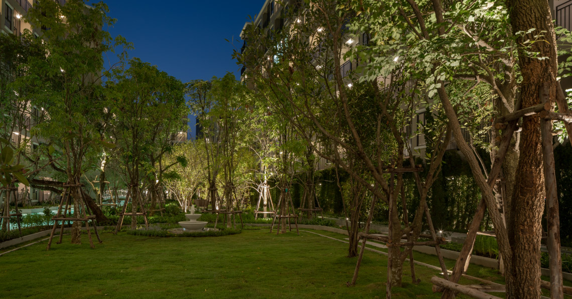 คอนโด หัวหิน ติดทะเล ลา กาซิต้า หัวหิน (La Casita) สวนส่วนกลาง