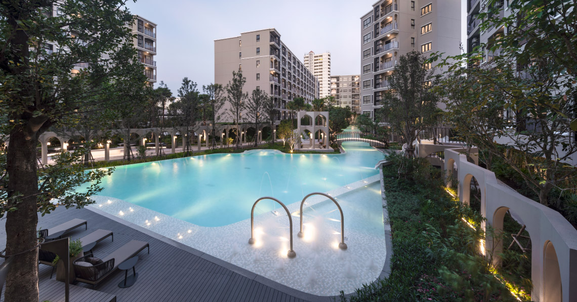 คอนโด หัวหิน ติดทะเล ลา กาซิต้า หัวหิน (La Casita) สระว่ายน้ำ 4