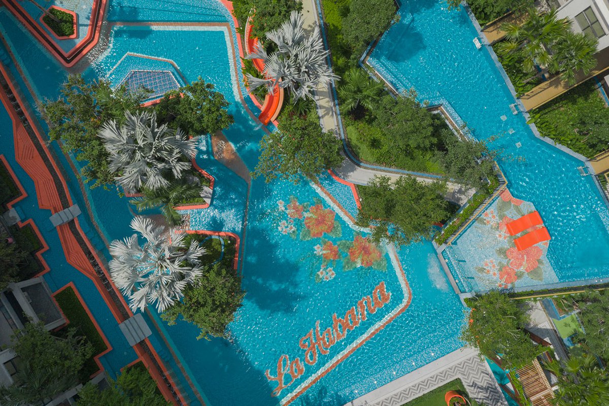 คอนโด หัวหิน ติดทะเล ลา ฮาบานา (La Habana) สระว่ายน้ำ 3