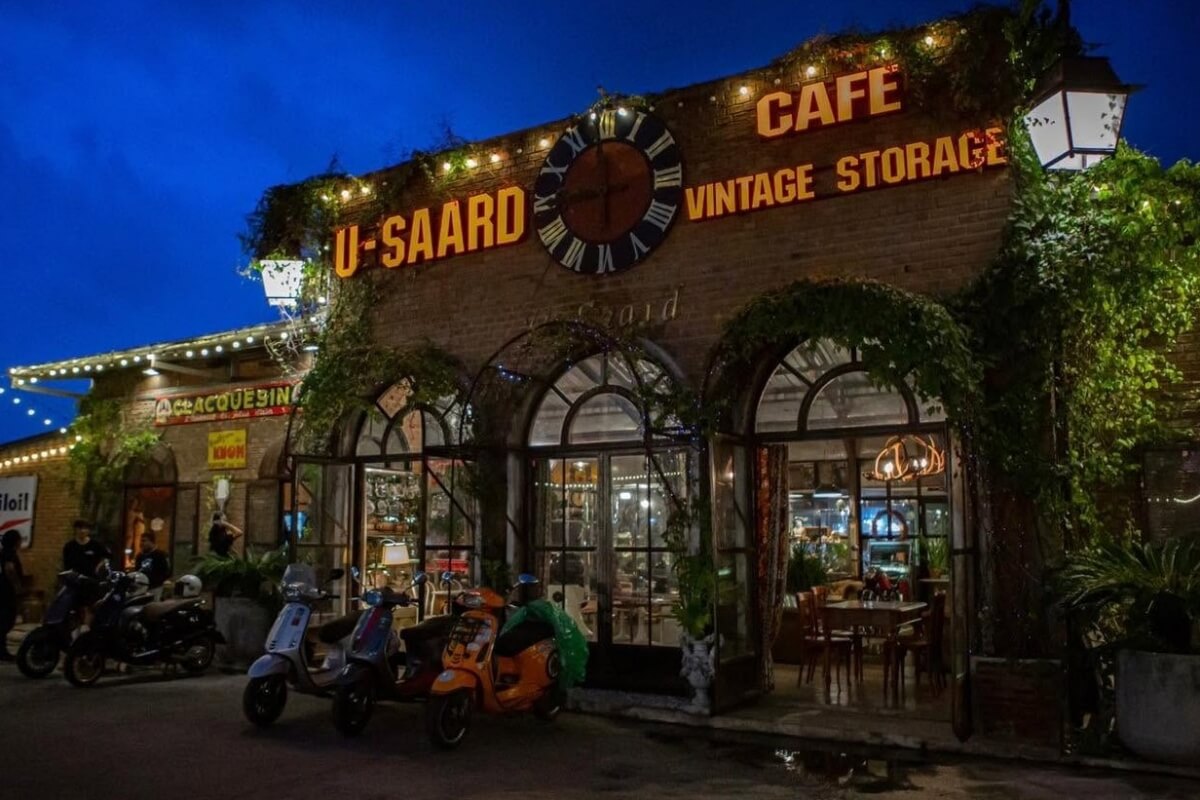 ร้าน Usaard Cafe Vintage Storage คาเฟ่ศรีนครินทร์ ใกล้บ้าน