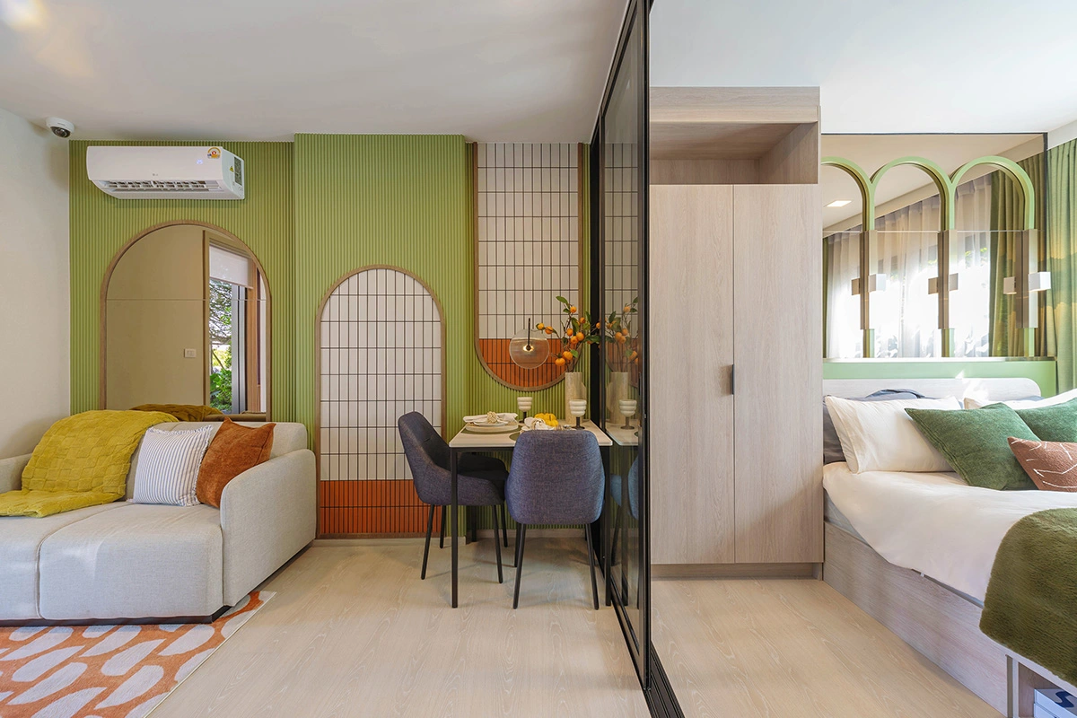 คอนโด 2 ห้องนอน ดีคอนโด คีรี