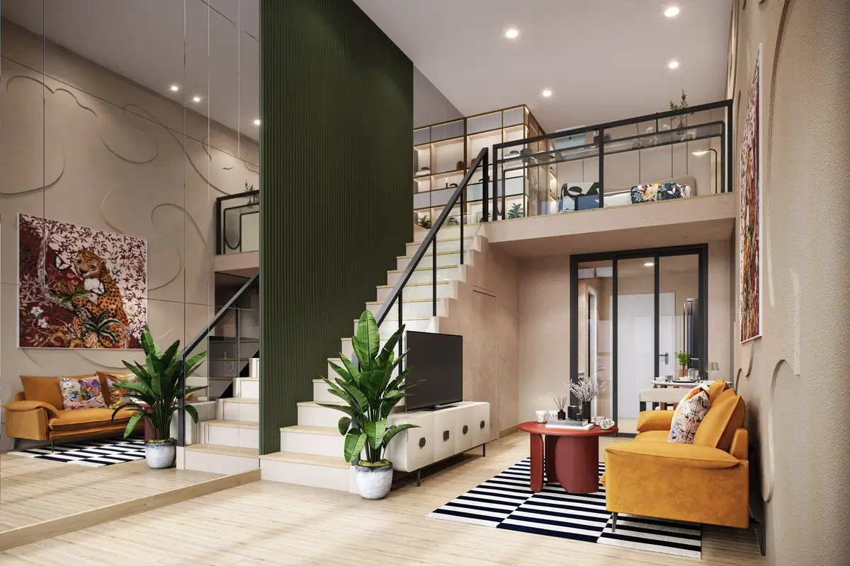 
                คอนโด 2 ห้องนอน FLO by Sansiri