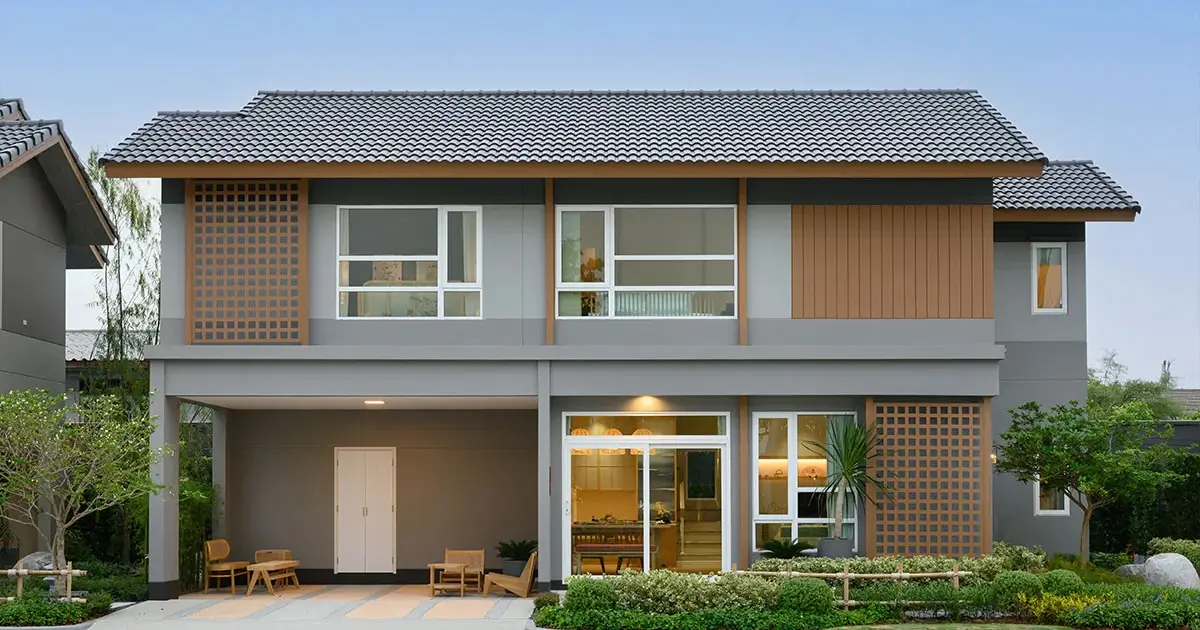 อณาสิริ รังสิต - คลอง 3 แบบบ้านสไตล์โมเดิร์น บ้านใกล้ทางด่วน