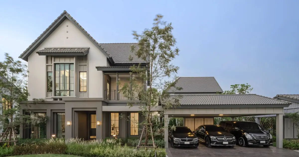 สราญสิริ เทียนทะเล 30 แบบบ้านสไตล์โมเดิร์น บ้านเดี่ยวหลังใหญ่