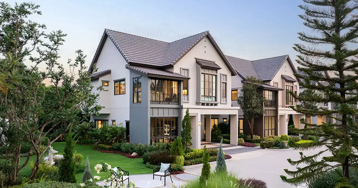 สราญสิริ เวสต์เกต แบบบ้านสไตล์โมเดิร์น บ้านเดี่ยวหลังใหญ่