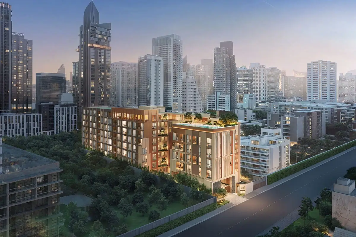 คอนโดใกล้รถไฟฟ้าสีเทา - เวีย 61