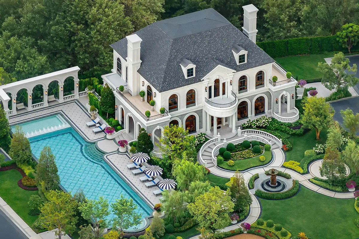 บ้านใกล้รถไฟฟ้า MRT ภายในบ้านเดี่ยว บรรยากาศรีสอร์ท บุราสิริ กรุงเทพกรีฑา