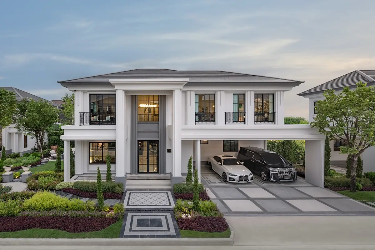 แบบบ้านสไตล์ Modern Classic โครงการเศรษฐสิริ เสรีไทย
