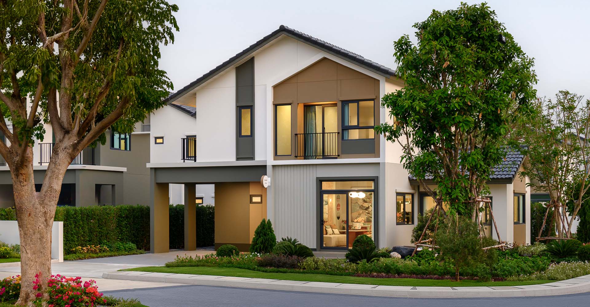 บ้านแฝด บ้านเดี่ยว อณาสิริ ศรีนครินทร์ - แพรกษา 2