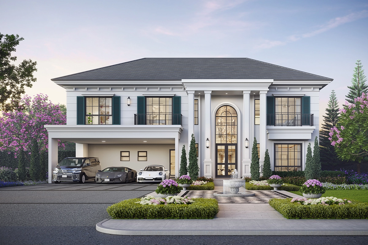 แบบบ้าน 5 ห้องนอน