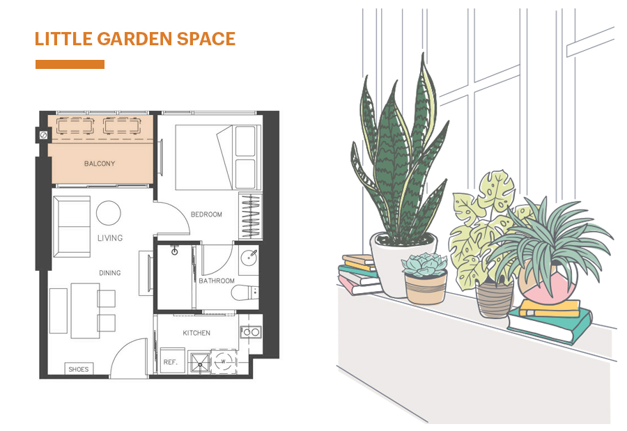 Little Garden Space มุมสวนหย่อมสีเขียวสบายตา ใกล้ชิดธรรมชาติ