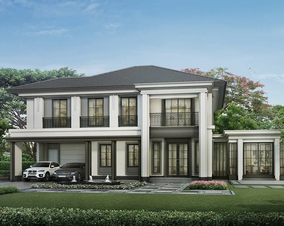 เศรษฐสิริ กรุงเทพ - ปทุมธานี บ้านเดี่ยว บนวิวสนามกอล์ฟ