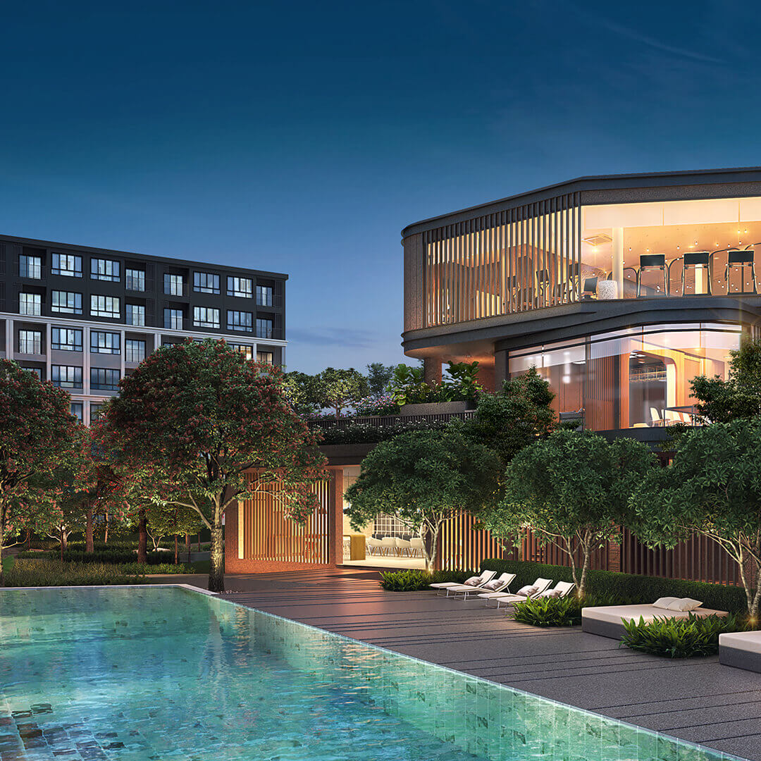 คอนโด รังสิต ใกล้ ม.ธรรมศาสตร์ ดีคอนโด ไฮด์อเวย์ (Dcondo Hideaway) สระว่ายนํ้าใจกลางคอนโด mobile banner
