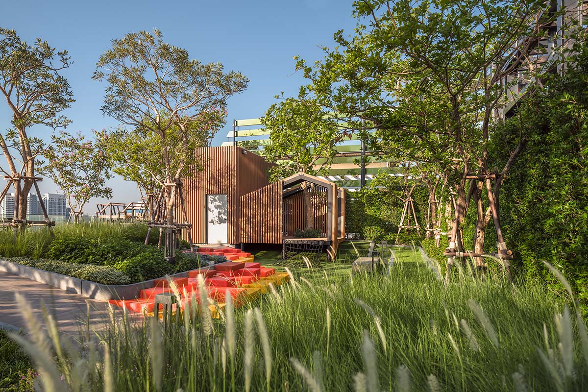 คอนโด พหลโยธิน เดอะ ไลน์ พหลโยธิน พาร์ค (The Line Phahonyothin Park) สวนลอยฟ้า 2