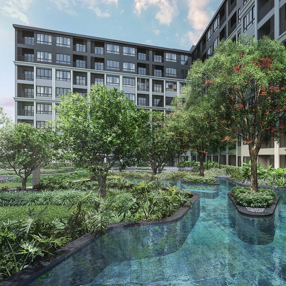 คอนโด รังสิต ใกล้ ม.ธรรมศาสตร์ ดีคอนโด ไฮด์อเวย์ (Dcondo Hideaway) สระว่ายนํ้าใจกลางคอนโด mobile banner
