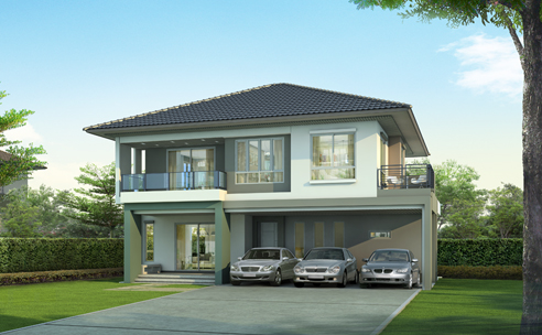 แบบบ้าน โครงการ บ้านเดี่ยวพร้อมอยู่ ฮาบิเทีย บอนด์ ราชพฤกษ์ : HBB4 แบบบ้าน โครงการ บ้านเดี่ยวพร้อมอยู่ ฮาบิเทีย บอนด์ ราชพฤกษ์ : HBB4