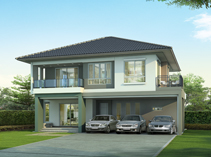 แบบบ้าน โครงการ บ้านเดี่ยวพร้อมอยู่ ฮาบิเทีย บอนด์ ราชพฤกษ์ : HBB4 แบบบ้าน โครงการ บ้านเดี่ยวพร้อมอยู่ ฮาบิเทีย บอนด์ ราชพฤกษ์ : HBB4