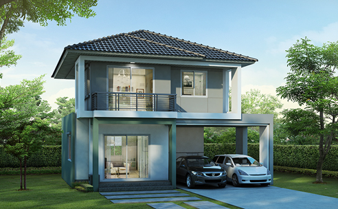 แบบบ้าน โครงการ บ้านเดี่ยวพร้อมอยู่ ฮาบิเทีย บอนด์ ราชพฤกษ์ : HBB5 แบบบ้าน โครงการ บ้านเดี่ยวพร้อมอยู่ ฮาบิเทีย บอนด์ ราชพฤกษ์ : HBB5