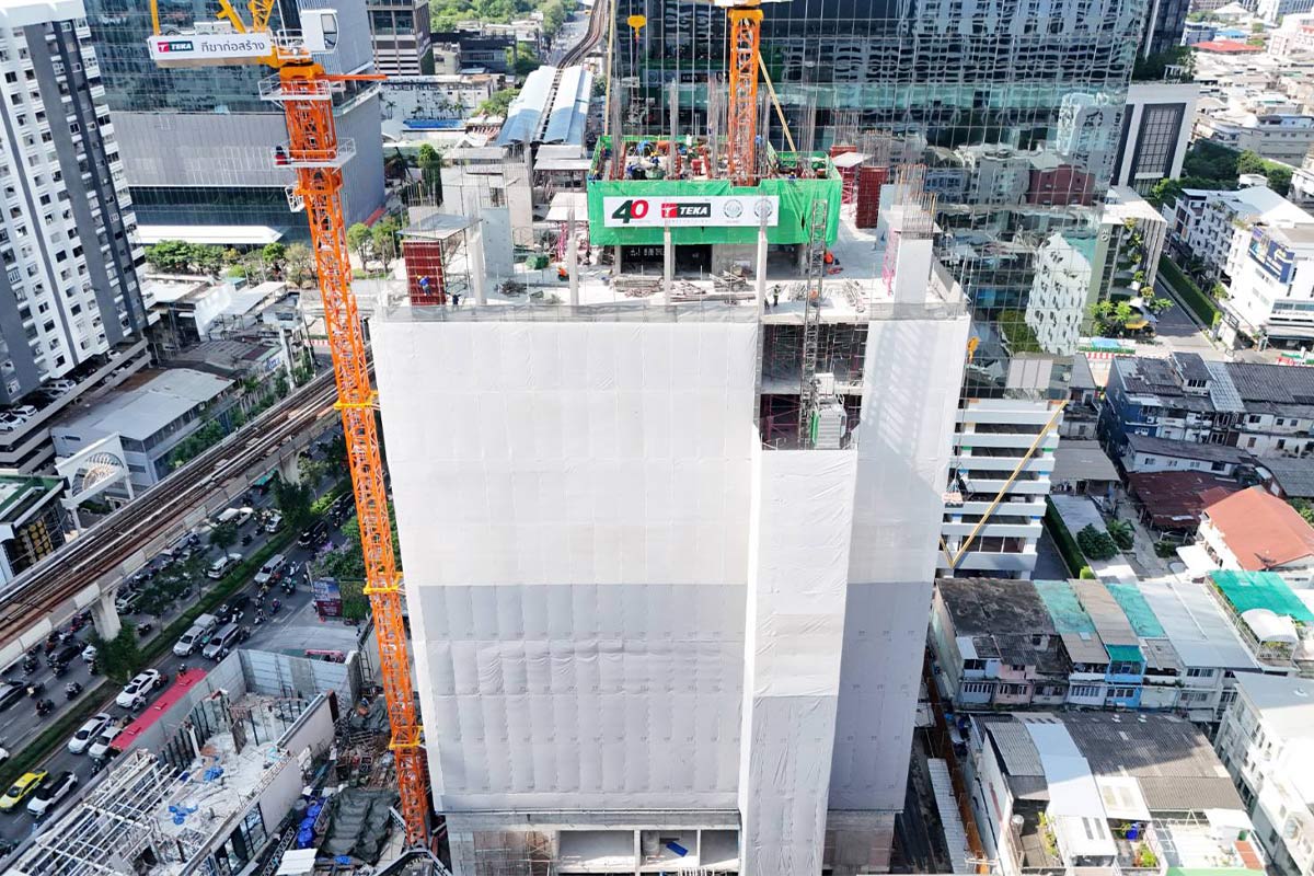 ความคืบหน้าโครงการ ชูช์ ราชเทวี