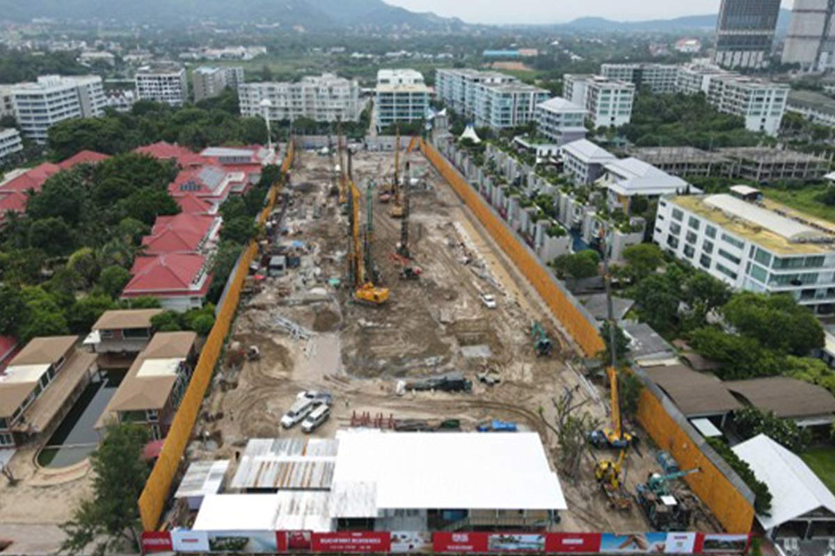 ความคืบหน้าโครงการ เดอะ สแตนดาร์ด เรสซิเด้นซ์ หัวหิน