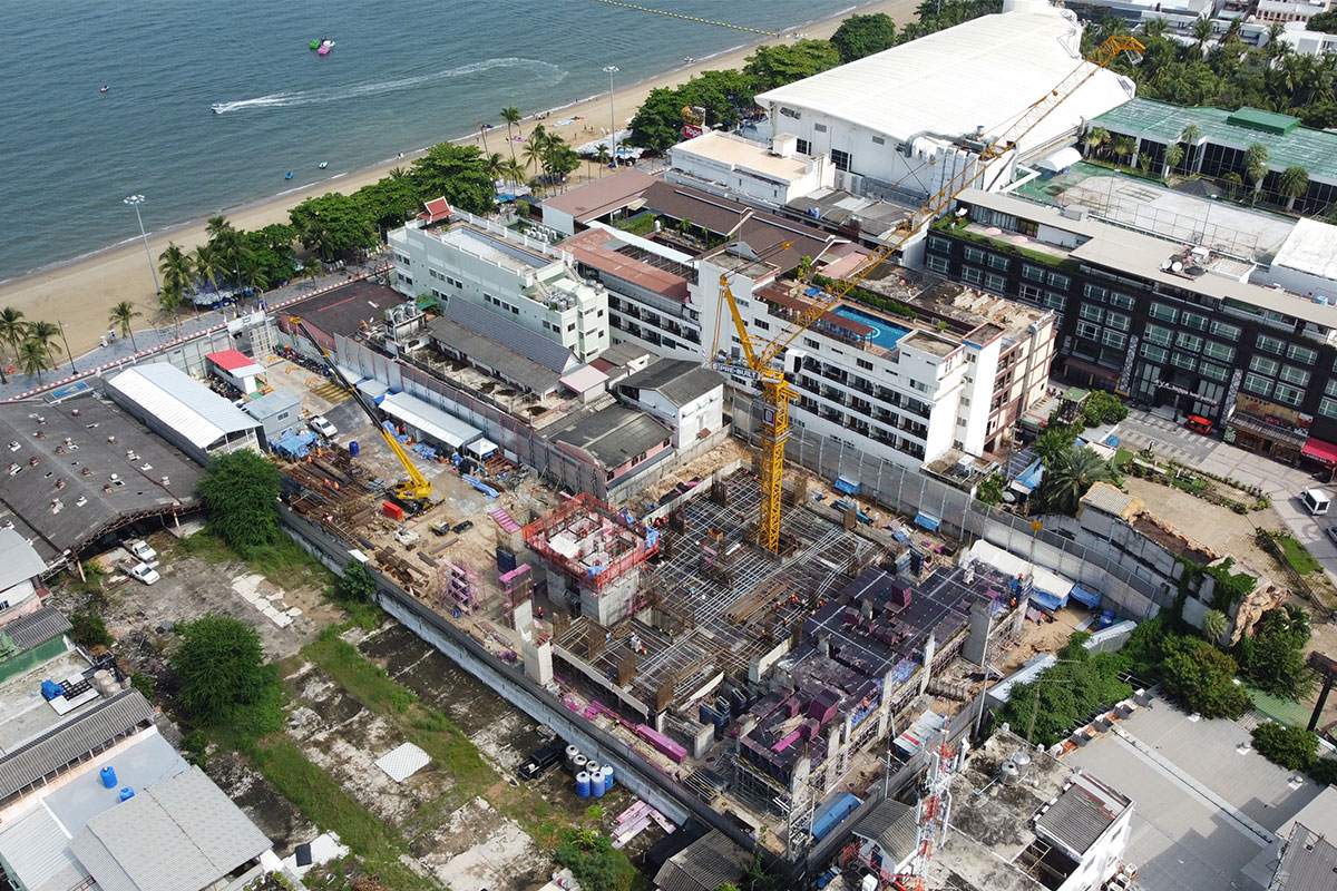 ความคืบหน้าโครงการ พีทีวาย เรสซิเดนซ์ สาย 1