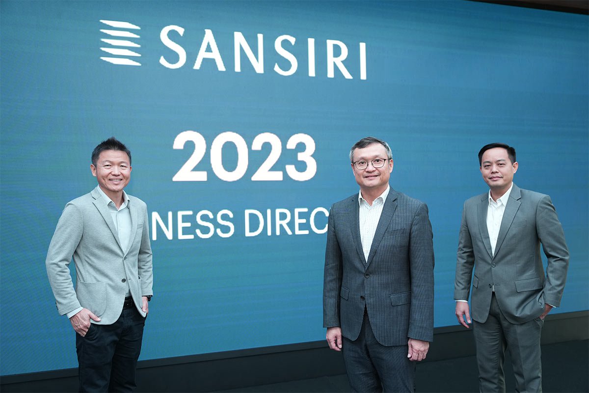 Sansiri advances full speed ahead in 2023, targeting “all-time high” revenue and profit, with new project launches set to exceed 75 billion baht