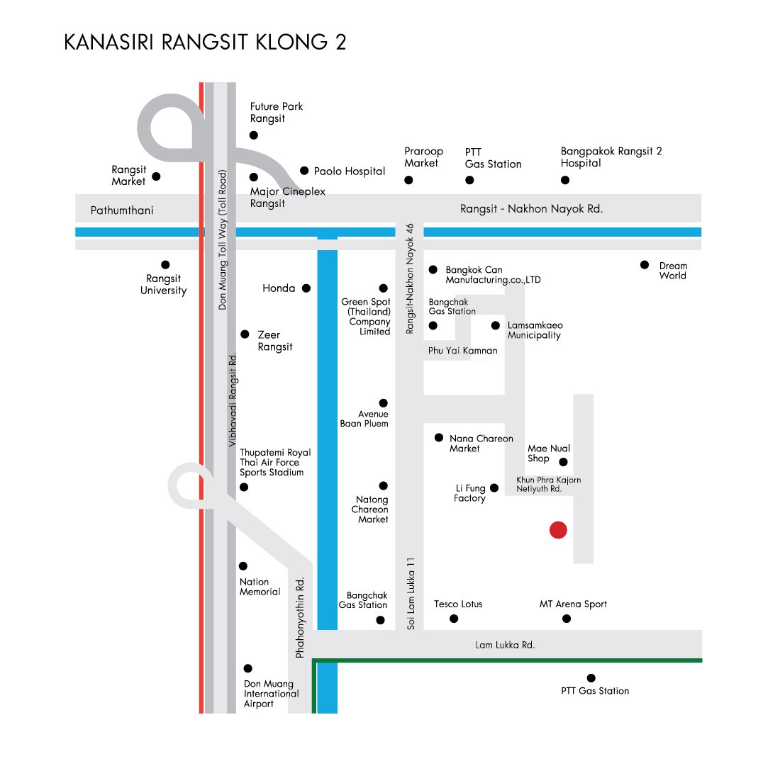 Kanasiri Rangsit Klong 2 獨棟別墅 蘭實(Rangsit) ,  Rangsit-Pathumthani-Lamlukka